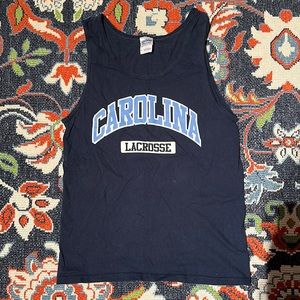 Unisex UNC Lacrosse Tank Top size: S